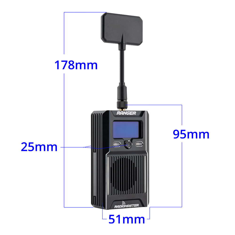 Ranger 2.4GHz ELRS Module OLED - đánh giá và giá Radiomaster Ranger 2.4Ghz Elrs Module
