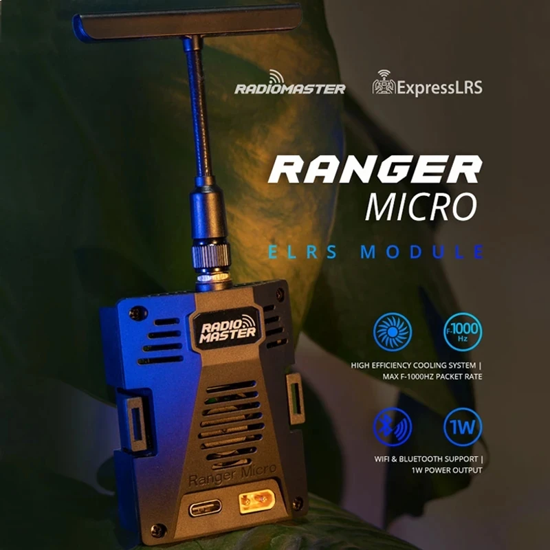 RadioMaster Ranger 2.4GHz ELRS - đánh giá và giá Radiomaster Ranger 2.4Ghz Elrs Module